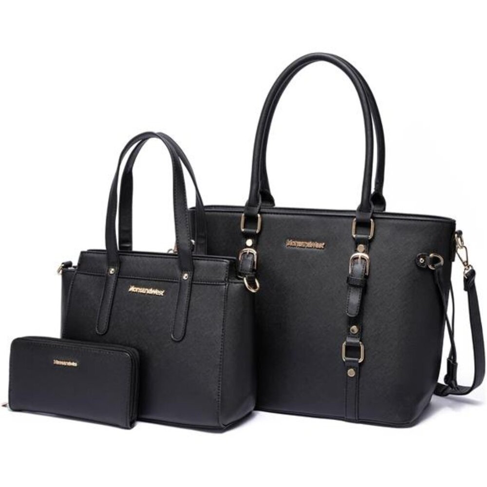 Purses and Handbags for Women Tote Purse and Wallet Set Shoulder Satchel Bag 3Pc